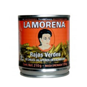 LA MORENA Rajas Verdes de Jalapeños en escabeche